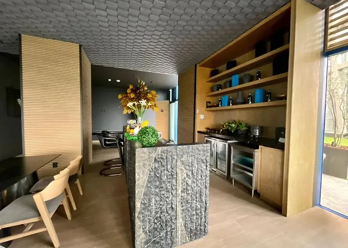 Luxury Bauhaus Nest Pool Gym Park Restaurant Apartment Mexico City